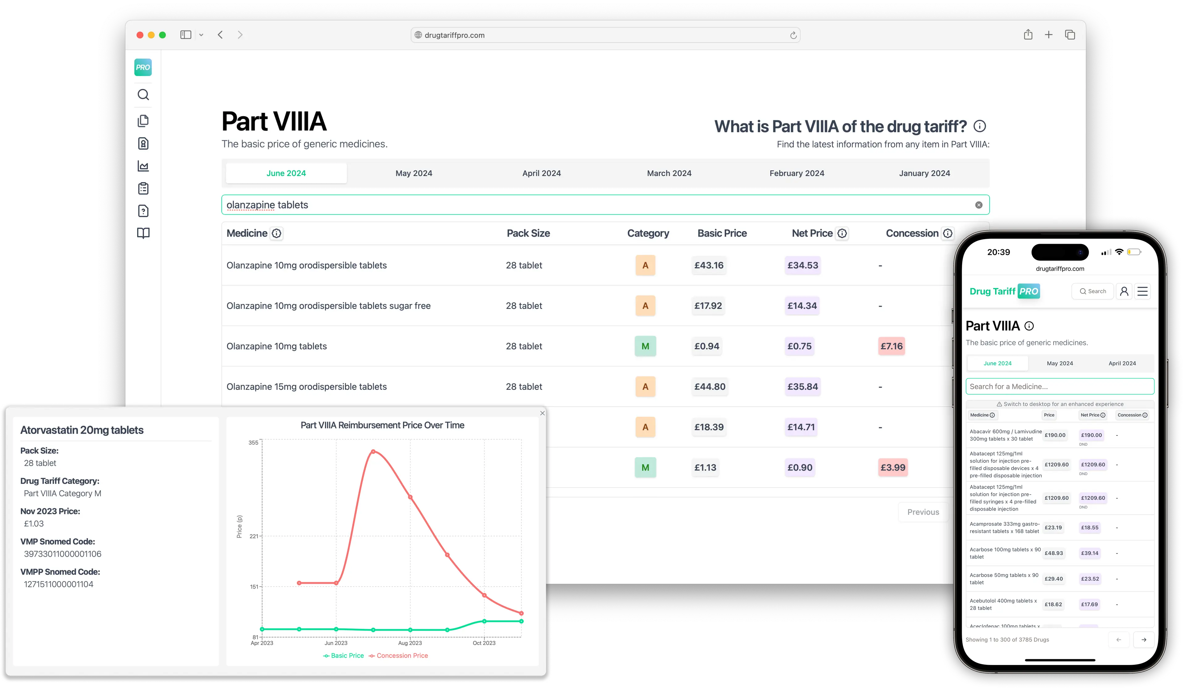 Drug Tariff Pro Screenshot